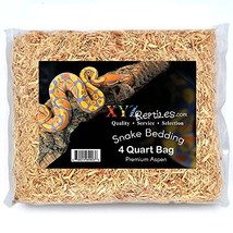 XYZReptiles Premium Aspen Snake Bedding Reptile Bedding Terrarium Bedding 4 Quar - £8.78 GBP