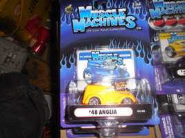 Muscle Machines Adult Collectible &quot;48 Anglia&quot; Orange Mint / Sealed Card - $4.00