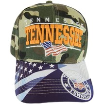 Tennessee Seal and American Flag Adjustable Baseball Cap (Military camo) - £12.61 GBP