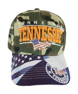 Tennessee Seal and American Flag Adjustable Baseball Cap (Military camo) - £12.74 GBP