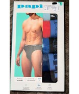 Papi ~ 5-Pair Mens Low Rise Briefs Polyester Blend Microfiber (A) ~ XL (... - $36.29 CAD