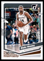 2023-24 Donruss #99 Blake Wesley San Antonio Spurs - $1.75