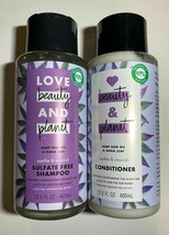 Love Beauty And Planet Shampoo And Conditioner Hemp Seed Oil &amp; Nana Leaf 13.5 Oz - £16.77 GBP