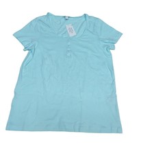 Charter Club Women&#39;s Short Sleeve Pajama TOP, Diamond Tile, M&quot; TOP ONLY&quot; - £11.80 GBP