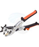 Heavy Duty Belt Leather Round Flat Oval Hole Puncher Punch Tool Pliers - £12.66 GBP