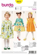 Burda Style Pattern 9373 - Dress, Size: A (18M-2-3-4-5-6) - £9.77 GBP