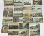 23 Postcard Lot - Unused &amp; Used Variety - Vintage &amp; Antique East Coast F... - $26.72