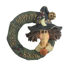 Bippity Boppity Boo Witch Brooch Pin Jewelry Halloween Plastic Pumpkin - £9.39 GBP