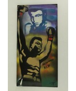 Original Art Painting MUHAMMAD ALI Boxing by TONY B CONSCIOUS Venice Beach - £284.72 GBP