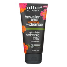 Alba Botanica Hawaiian Detox Warming Clay Cleanser, Anti-Pollution Volcanic Clay - £26.45 GBP