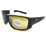 Costa Sunglasses Tuna Alley PRO 910506 Matte Black Sunrise Silver Yellow... - $154.56