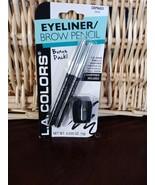 Eyeliner Brow Pencil Black Set Of 2 And Sharpener - $204.62 MXN