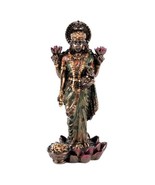 SMALL LAKSHMI STATUE 3&quot; Standing Hindu Indian Wealth Goddess NEW Resin L... - $22.46 CAD