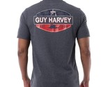 Guy Harvey Mens Graphic Crewneck T-Shirt in Charcoal Heather-Medium - $19.99