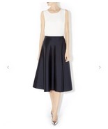 Hobbs Invitation Women’s Flared Beige Wool/Silk Lined Marigold Skirt Siz... - $74.24