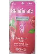 Skintimate Raspberry Rain 4 Blade Disposable Razors Scented 4 Count BRAN... - $75.05 MXN