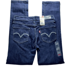 LEVIS Jeans Mid Rise Skinny Stretch Dark Wash Women&#39;s Size 4M/27 - £20.47 GBP