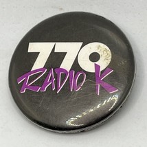 Minneapolis Minnesota AM 770 Radio K Music Pinback Button Pin - £4.71 GBP