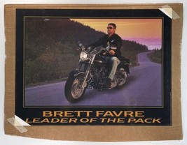 Brett Favre Leader Of The Pack Vintage Poster Earl J. Madden NFL Packers... - £46.77 GBP