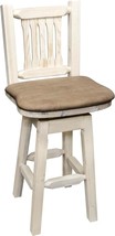 Montana Woodworks Homestead Collection Counter Height Swivel Barstool with Bucks - £497.05 GBP