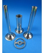 3) Sausage Stuffing tubes AND PLATE for size #5 Meat Grinder LEM Cabelas... - €39,79 EUR