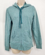 Route 66 Hooded Full Zip Sweatshirt Juniors Size Medium Green Pockets Dr... - $223.20 MXN