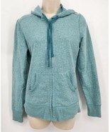 Route 66 Hooded Full Zip Sweatshirt Juniors Size Medium Green Pockets Dr... - $223.20 MXN