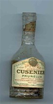 Cusenier Prunellia Cordial Glass Mini Bottle 1935 Illinois Tax Stamp - £14.35 GBP