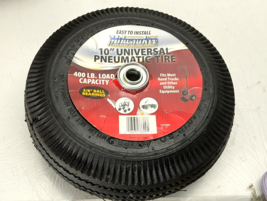 Milwaukee  10 in. Universal Pneumatic Tire 5/8&quot; Ball Bearings 400 lb. Ca... - $39.96 CAD