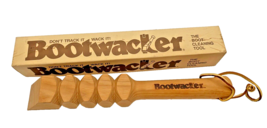 Bootwacker Hickory Wood Boot Cleaning Tool Scraper with Box Vintage - $13.89