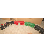 Vintage, RR 44, St. Louis-Ohio River 5 piece Cast Iron Toy Train - $48.69