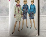 VTG Simplicity 6687 SUIT OVERBLOUSE Sewing Pattern Women&#39;s Size 12 Bust 32 - $21.49