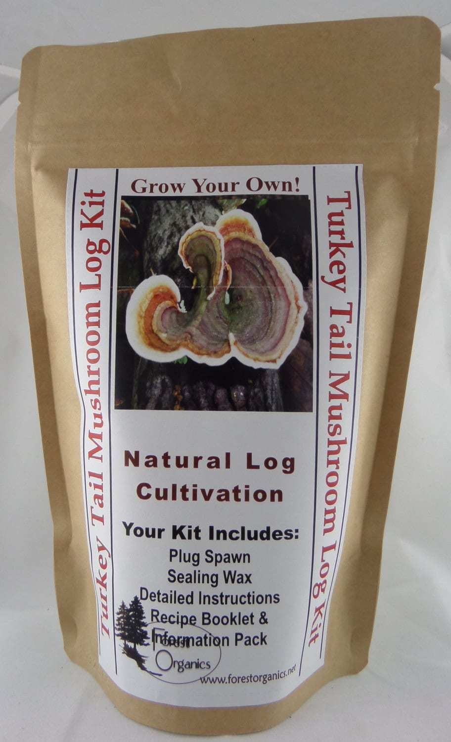 Turkey Tail Mushroom Growing Log Kit Gorws For Years!! ON SALE Limited