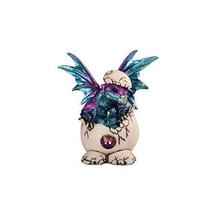 GSC 71664 5.25 Inch Dragon with Egg Figurine Blue - $34.65
