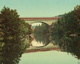 Echo Bridge over the Charles River in Newton Massachusetts New 8x10 Photo - £6.96 GBP