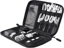 Black Bagsmart Electronic Organizer Small Travel Cable Organizer, And Sd... - £32.75 GBP