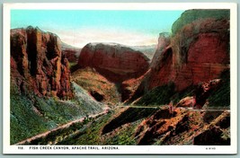 Pesce Creek Canyon Apache Sentiero Az Arizona Unp Non Usato Wb Cartolina H12 - £4.08 GBP
