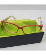 Vintage NOS Metropolitan Eyeglass Frames 55 15 135 Orange Yellow Blue - $29.00