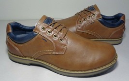 Izod Size 10.5 M CAL Brown Lace Up Oxfords New Men&#39;s Shoes - £85.25 GBP