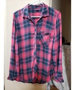 Vintage Gap pink and blue dress shirt women medium - €39,10 EUR