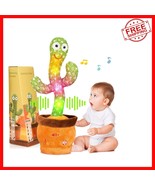 Children&#39;s Plush Dancing Cactus Toy - Singing, Repeating &amp; Learning Comp... - $519.78 MXN