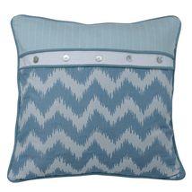 Ocean Breeze Chevron Euro Sham Pillow - $94.98 CAD