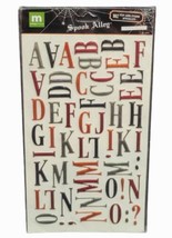 Making Memories 102 Puffy Alphabet Stickers Spook Alley Halloween Collection - $9.90