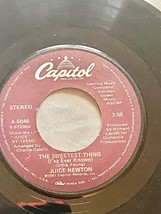 Country 45 Juice Newton - Ride Em Cowboy / The Sweetest Thing On Capital... - $5.00