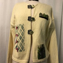 Lee Andersen Women&#39;s Ivory Cardigan Sweater Size L / XL NWT - $168.30