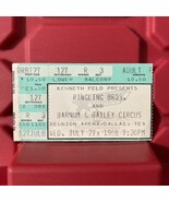 Ringling Bros Barnum And Bailey Circus Reunion Arena Ticket Stub Vintage... - €11,71 EUR