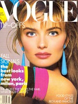 1987 Vogue Magazine July Paulina Porizkova Romeo Gigli Daryl Hannah Baryshnikov - $76.32