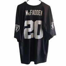 Vtg Oakland Raiders Darren McFadden NFL player Jersey #20 Black Size XL EUC - £37.11 GBP