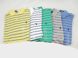 NEW Polo Ralph Lauren Polo Shirt!  Med   Green Striped  *Classic fit*  L... - £31.96 GBP