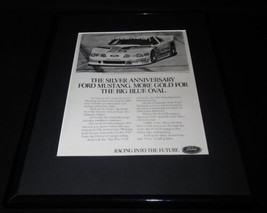 1989 Ford Mustang Silver Anniversary Framed 11x14 ORIGINAL Advertisement  - £27.68 GBP